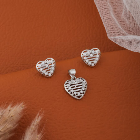 925 Silver Pendal Set